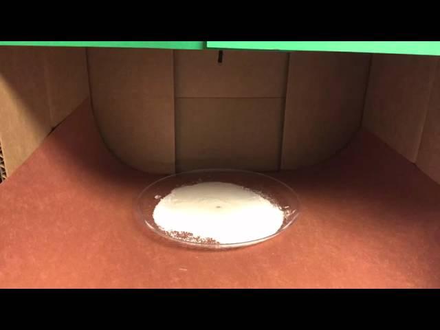 Growing a stalagmite time lapse