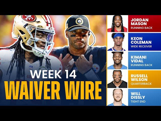 Fantasy Football Week 14 Waiver Wire Pickups | Must-Have Players to Add to Your Roster (2024)