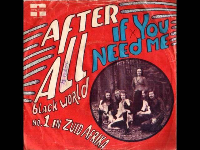 After All - If you need me (South African release)