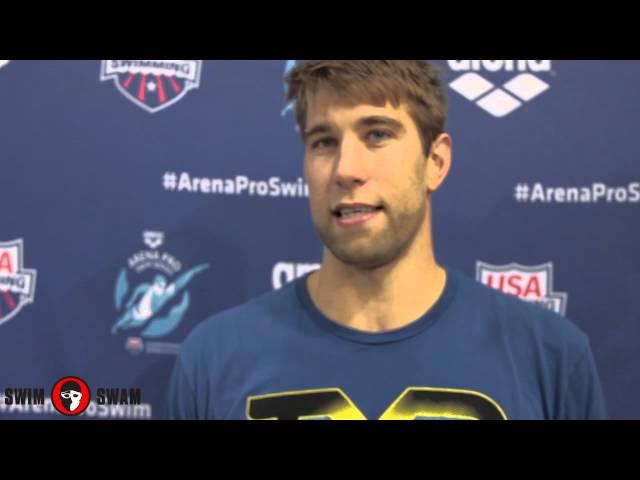 Matt Grevers post race interview - 100 back, 53.2 - Arena Pro Swim Series Austin