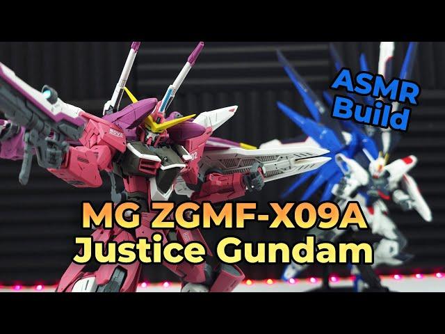 IT'S A BIRD? IT'S A PLANE? IT'S MG ZGMF-X09A Justice Gundam Build + Detailing