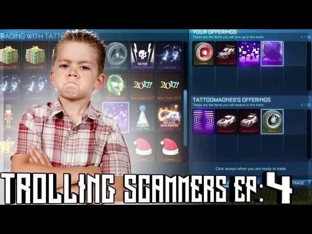 HILARIOUS TROLLING SCAMMERS KID RAGES ON ROCKET LEAGUE!! Concludely exposes scammers!