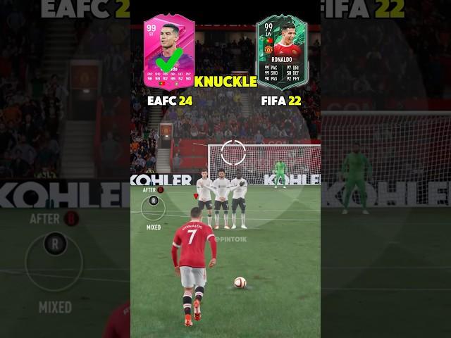 Evolution of Free Kicks: FC 24 vs FIFA 22