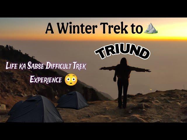 Triund Trek 2875mts all above chaos️|| Life ki first camping at the top ️|| TheLakshmivlogtoday