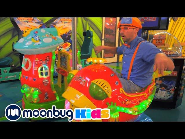 Blippi Explores Jungle Animals | Blippi! | Kids Songs | Moonbug Kids