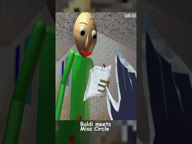 [SFM/Animation] Baldi meets Miss Circle! #baldisbasics #misscircle