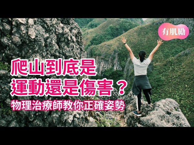 爬山到底是運動還是傷害？物理治療師教你正確姿勢