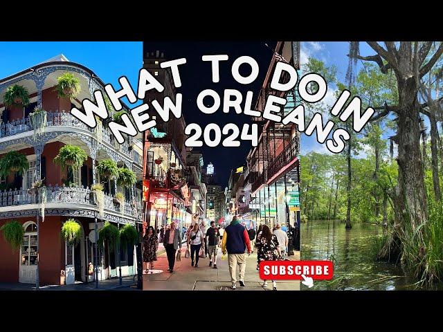 TOP 10 Things to do in NEW ORLEANS 2024 ️️ The best things to visit, see, eat and drink!