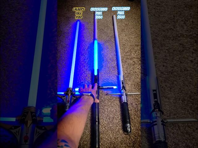 Disney Crossguard VS Neopixel Lightsaber!
