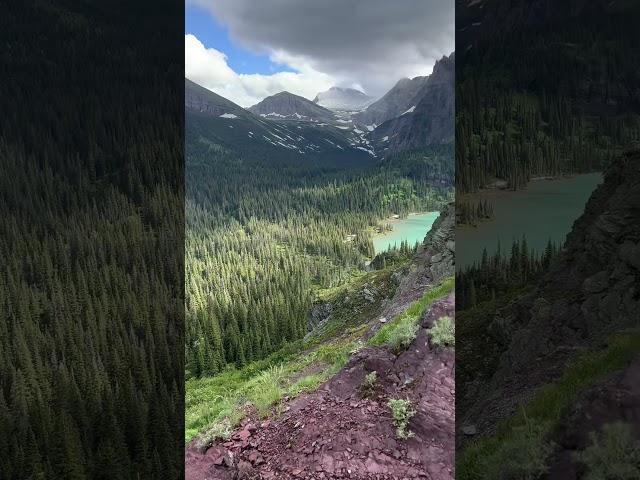 Hiking in Glacier #travel #mountains #glaciernps #glaciernationalpark #views #nationalpark #nature