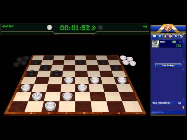 Playing checkers  3D (tony )
