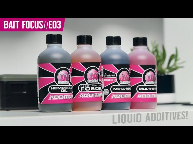 SUPER-CHARGE YOUR BAIT! Liquid Additives! BAIT FOCUS//E03 - Mainline Baits Carp Fishing TV