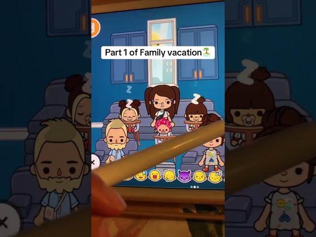 FAMILY VACATION ️ || *WITH VOICE* || Toca Boca TikTok Roleplay