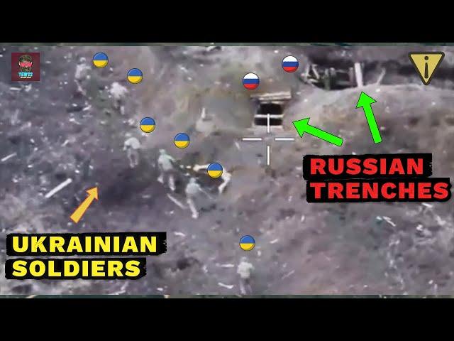 Ukrainian Force SKALA Battalion Daring Assault on Russian Trenches! -  Bradley IFV Lead The Assault!