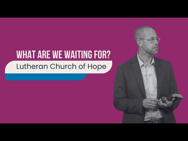 What Are We Waiting For? | Jeremy Johnson | 12.1.24