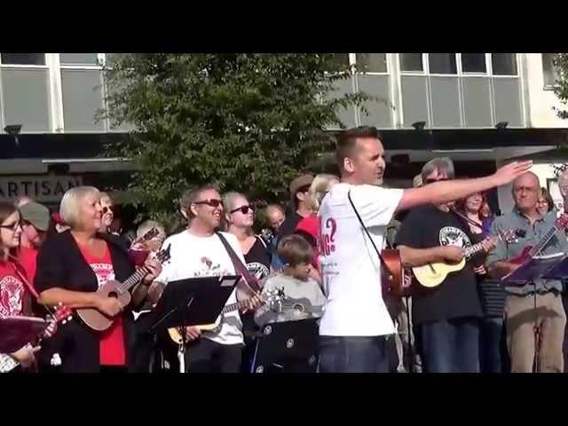 Southampton Ukulele Jam Music in the City 3 Oct 2015