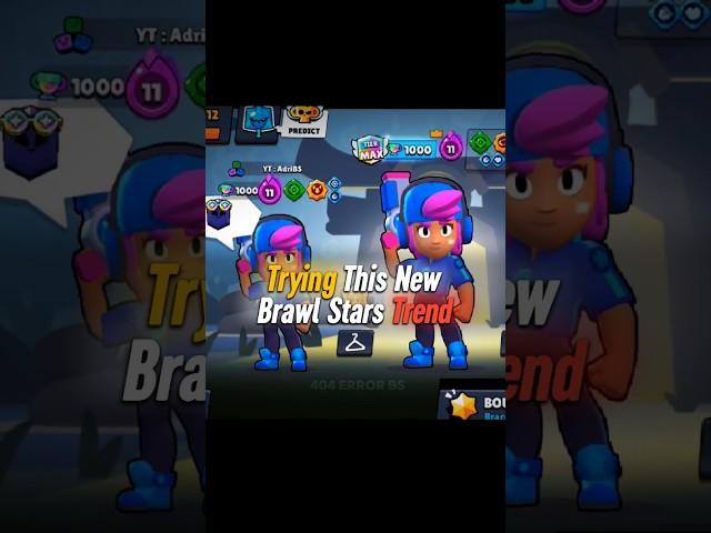 Trying This New Brawl Stars Trend  #brawlstars #shorts