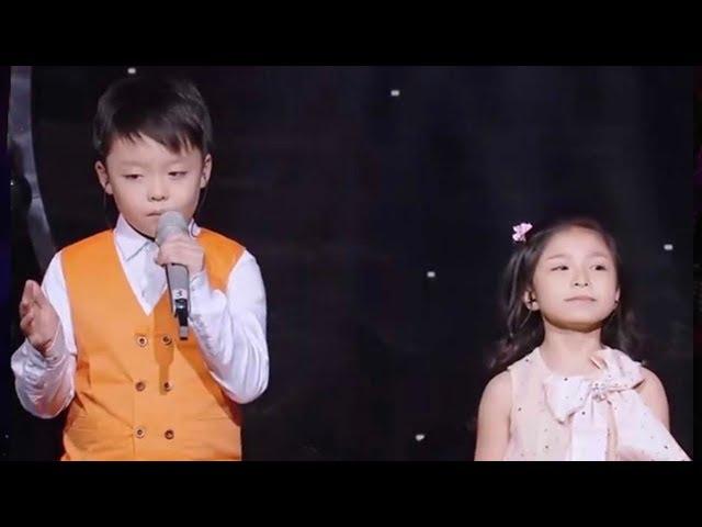 Kid duo shock audience with their rendition of 'You Raise Me Up'