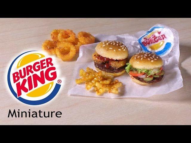 Burger King Inspired Miniatures - Polymer Clay Tutorial