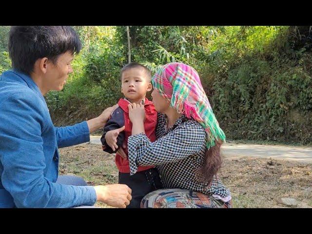 Duong Mi happily reunites with her son with a kind man - Duong Mi