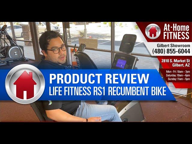 Life Fitness RS1 Recumbent Bike Product Review - Gilbert Arizona - At Home Fitness Super Stores