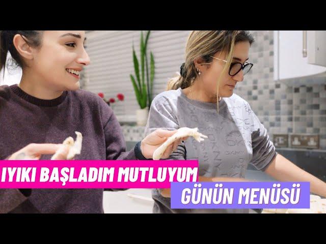 VLOG+ HABERLERİM VAR  YENGEMde ÇAY KEYFI GÜNÜN MENÜSÜ 