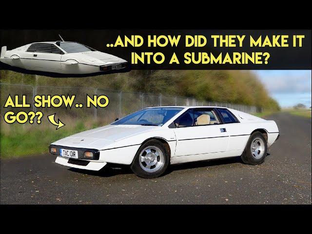 007's Lotus Esprit Road Test - Was It Really Slower Than A Van??