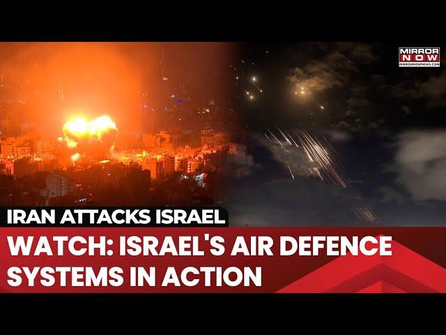 Iran-Israel War | Israel's Iron Dome Missile Defense System Intercepts Iranian Ballistic Missiles