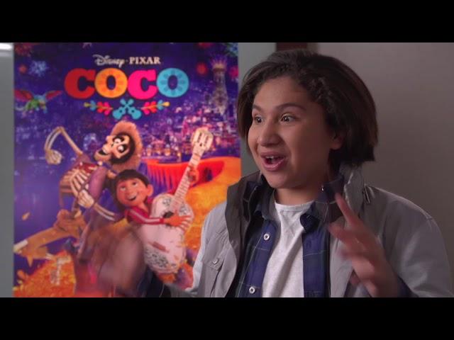 Coco star Anthony Gonzales interview about how he got to be Miguel