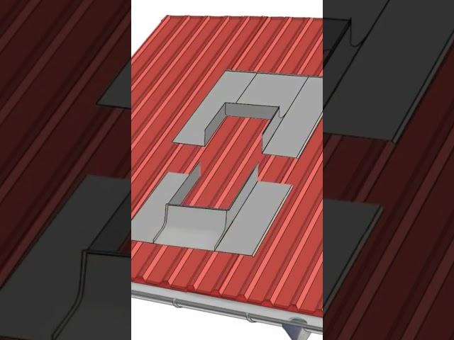 Kamineinfassung Teil 1, richtig erklärt  unter ähnliches Video#trapezblech #shorts #kamineinfassung