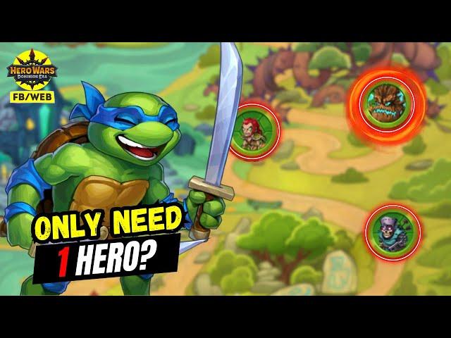 Best Team for ALL Ninja Turtles Mini Bosses! | Hero Wars Dominion Era