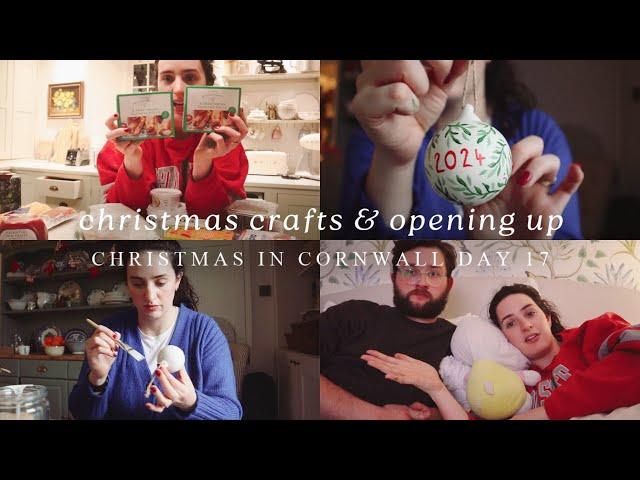 Crafting Christmas homemade gifts and being vulnerable with you  vlogmas day 17