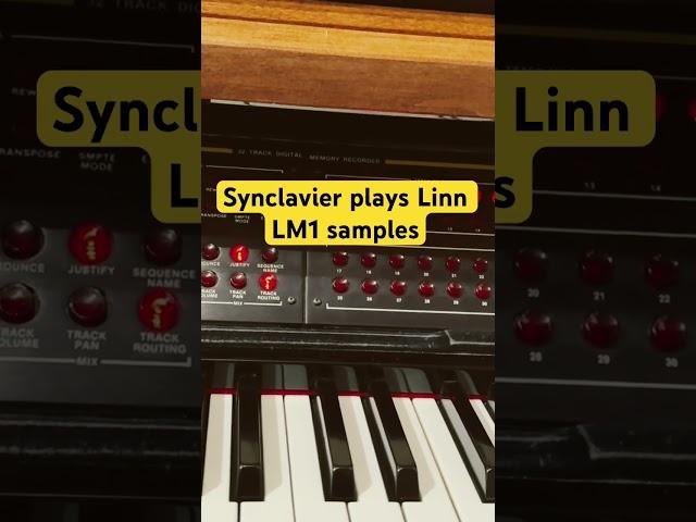 Linn LM1 samples in 1985 Synclavier PSMT