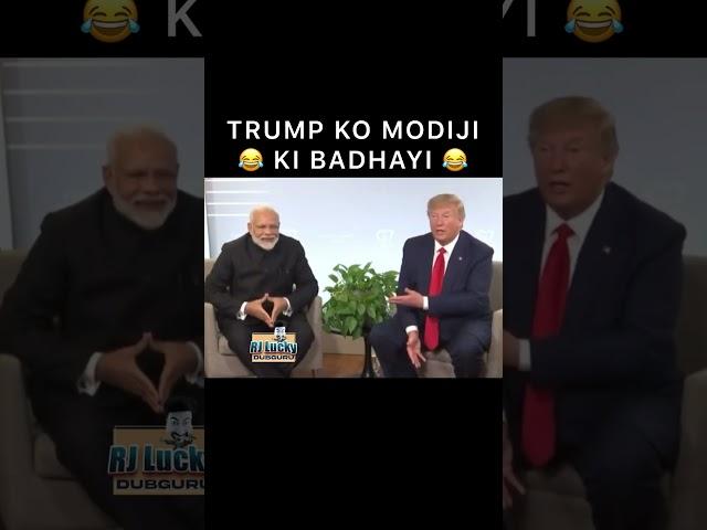 Trump bhai ko Modi ji ki Badhayi