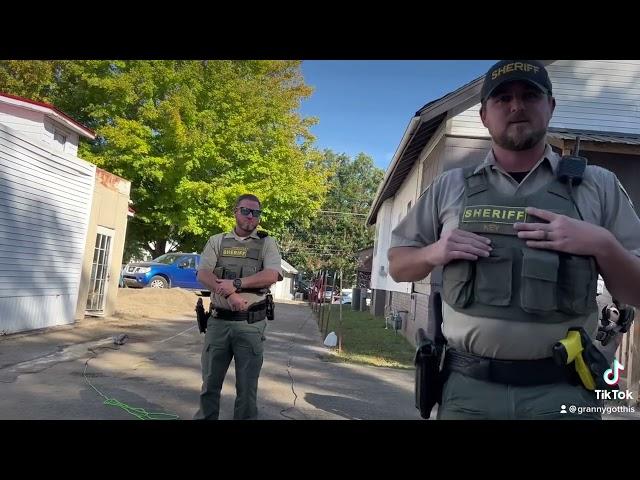 Crazy neighbors called the cops to stop us cutting my driveway down and the property line!