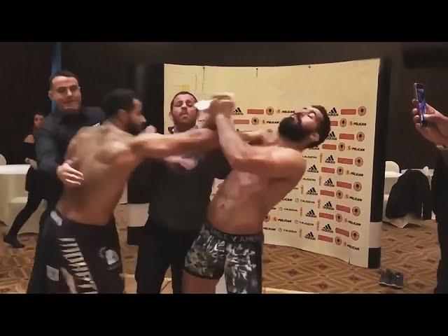 Lose control / Fights during weigh-in Part 1