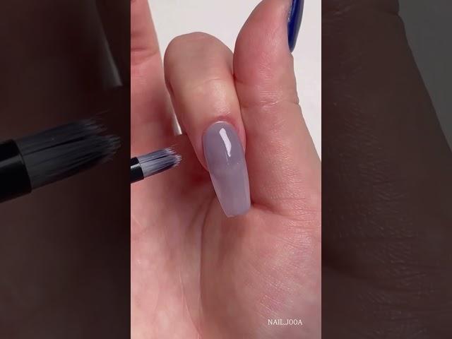 홀로그램 빛이 나는 네일 하는 방법 시럽 그라데이션