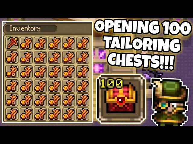 OPENING 100 TAILORING CHESTS!!! - CURSE OF AROS