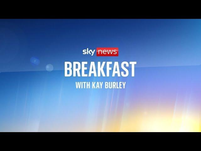 Watch Sky News Breakfast: Chancellor Rachel Reeves to pledge no austerity despite 'tough decisions'