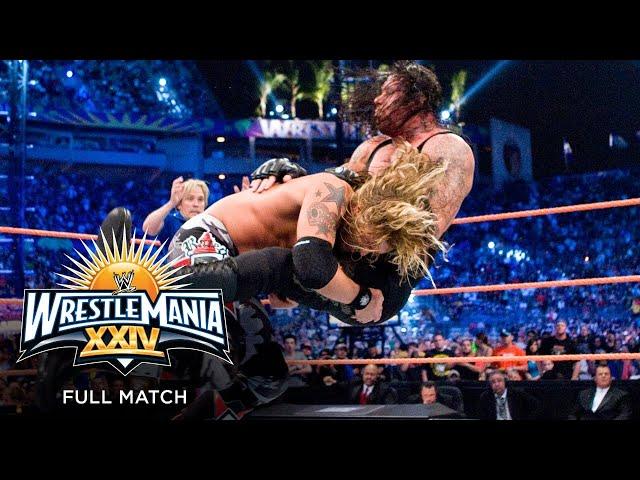 FULL MATCH - Edge vs. The Undertaker – World Heavyweight Championship Match: WrestleMania XXIV