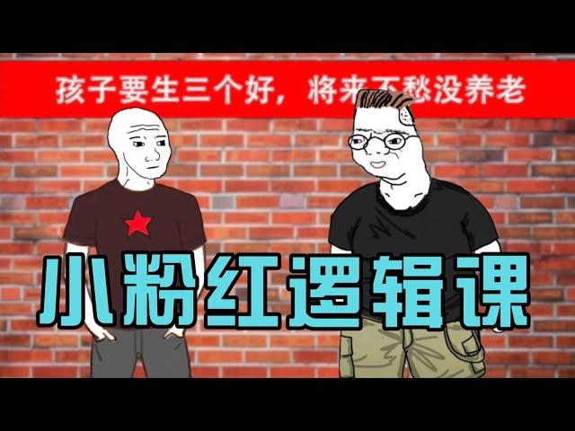 怒斥小粉红之粉红逻辑课｜小粉红的一生｜wojak｜猴子的一生｜延迟退休｜爱国主义｜