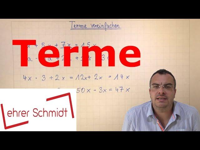 Terme berechnen | Terme und Gleichungen | Mathematik | Lehrerschmidt