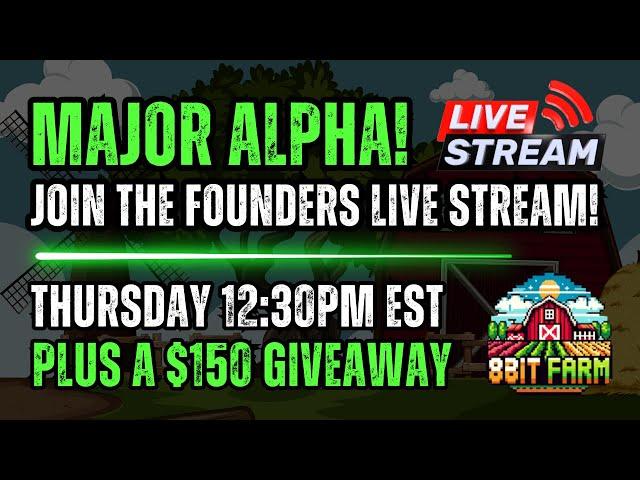 Major 8Bit Farm Announcements - Must See Live Stream!