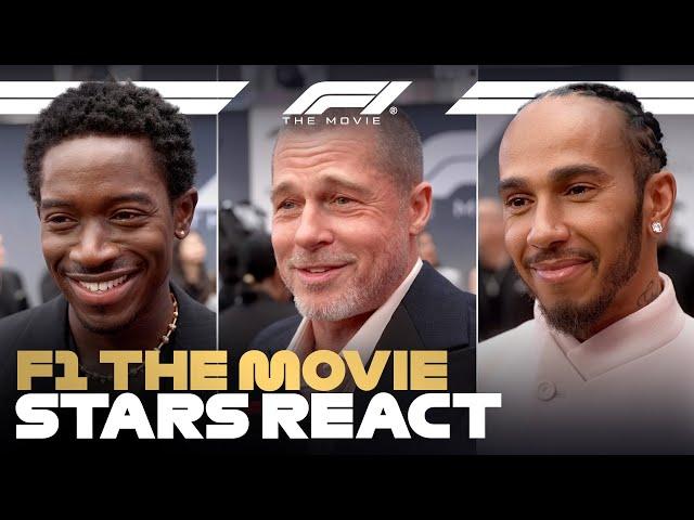 F1 The Movie | Stars & Drivers React On The Red Carpet