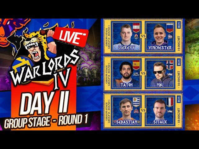 Warlords 4 Group Stage Round 1 | $70,000 Prize | Liereyy vs Vinch | TaToH vs MbL | Seba vs Sitaux