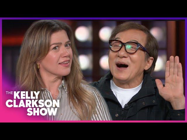 Jackie Chan Serenades Kelly Clarkson After Hilarious 'Rush Hour' Story!