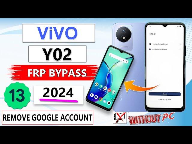 Vivo Y02 Frp Bypass/Reset Google Account Android 13 How To Bypass Google Account Frp Lock Vivo Y02