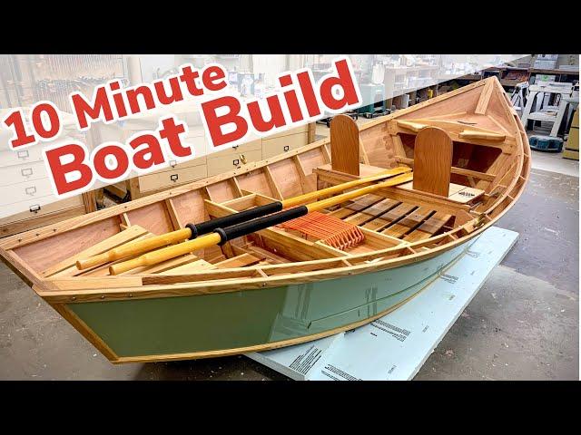 10 Minute Boat Build || Boat Build Start to Finish