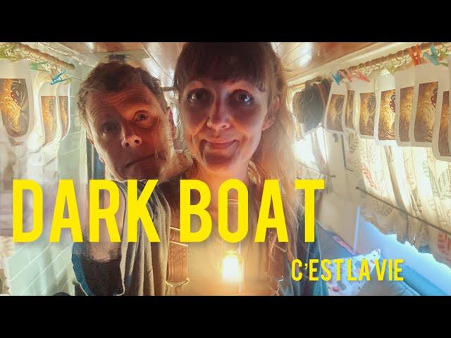 Living in the dark| Full time Narrowboat life| #boatlife #narrowboat #canal