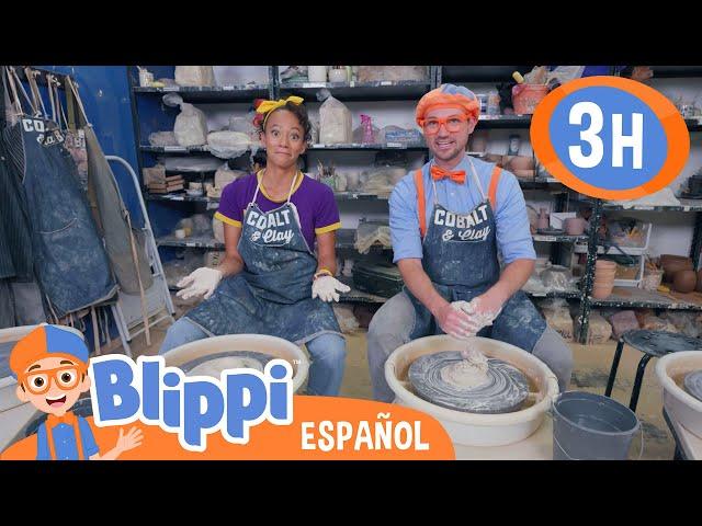 Hacemos cerámica con Blippi y Meekah | Blippi Español | Videos educativos para niños | Aprende